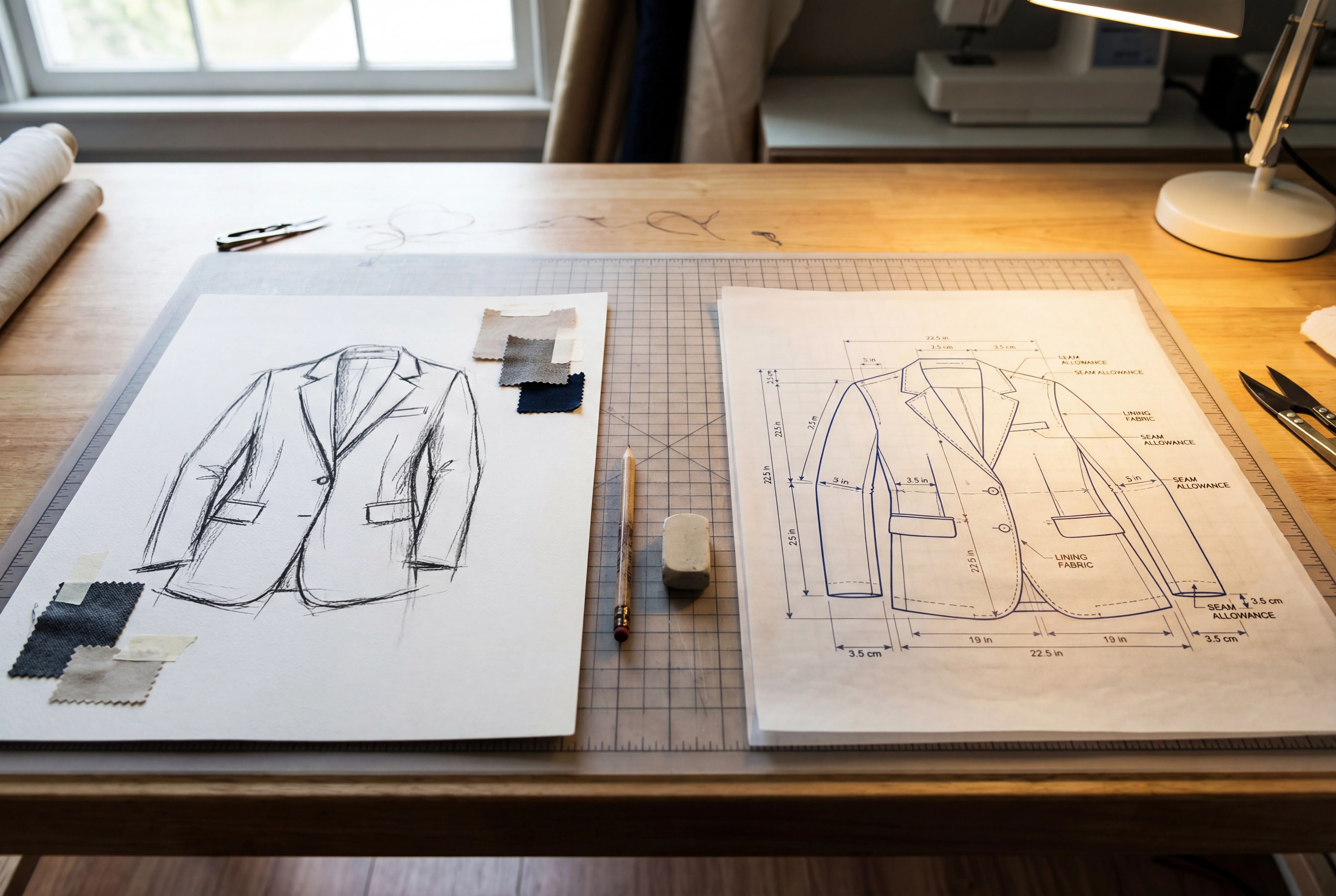 9 elementów kompletnego tech packa - specyfikacja techniczna odzieży