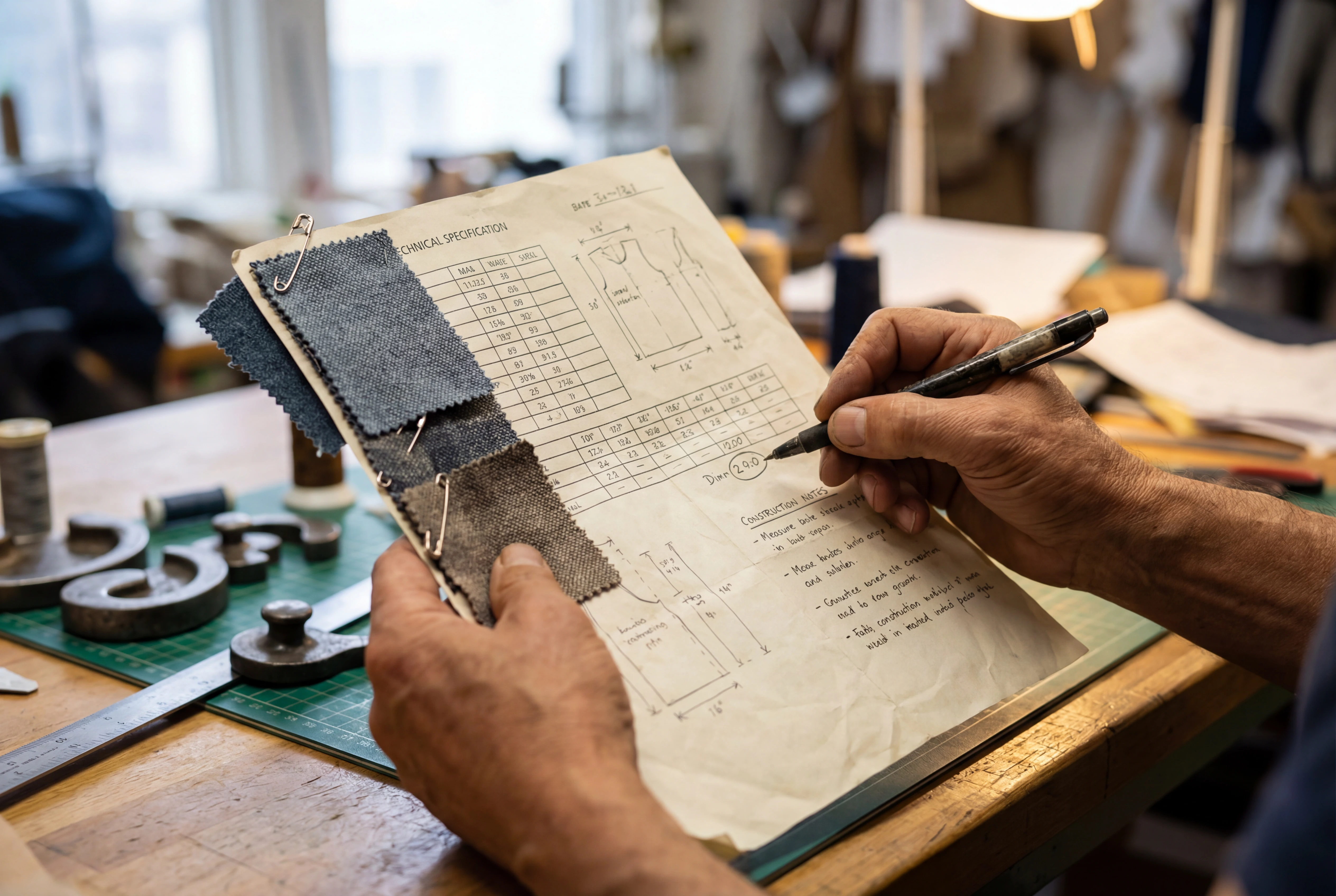 Jak przygotować tech pack do szycia w szwalni