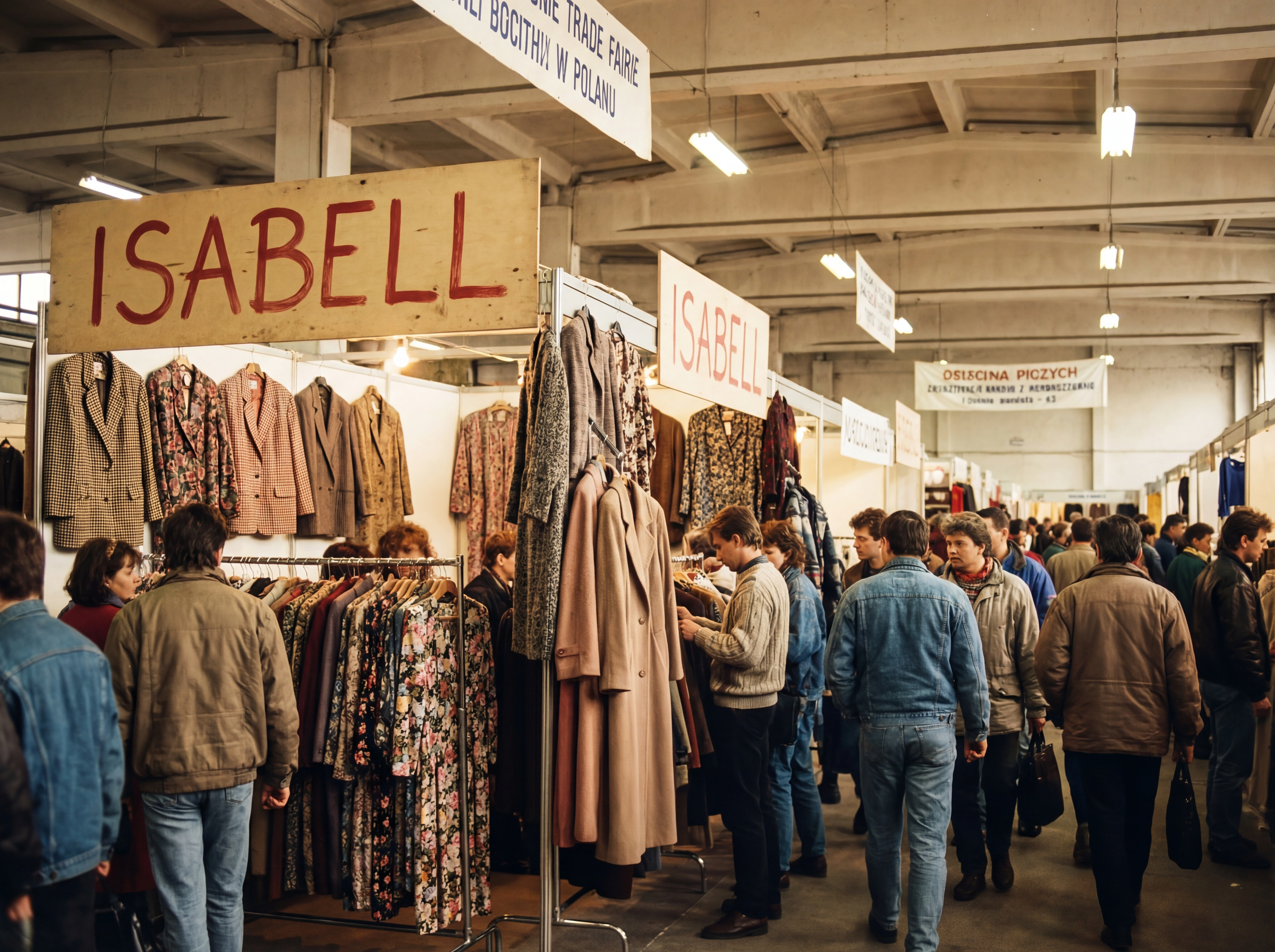 Targi odzieżowe w latach 90. - początki marki ISABELL